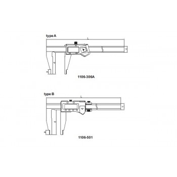 1106-1503 | INSIZE DIGITALE SCHUIFMAAT 1500 MM