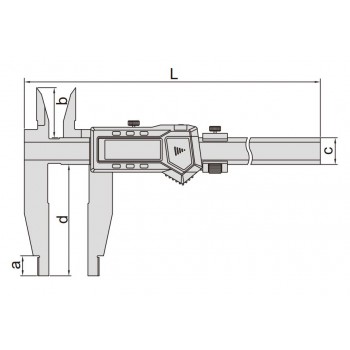 1136-1502 | INSIZE DIGITALE SCHUIFMAAT 1500 MM