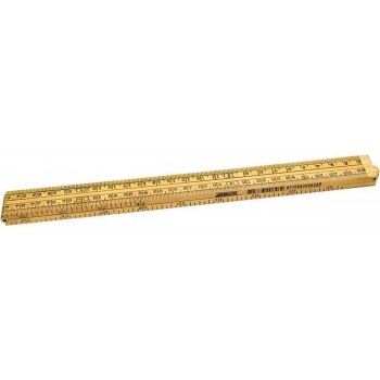 Timmermansduimstok 1M palmhout 4-dlg