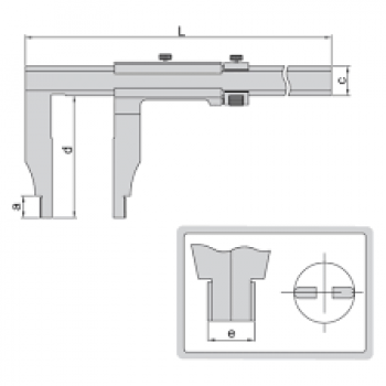 1208-2024 | INSIZE ANALOGE SCHUIFMAAT INWENDIG 2000 MM