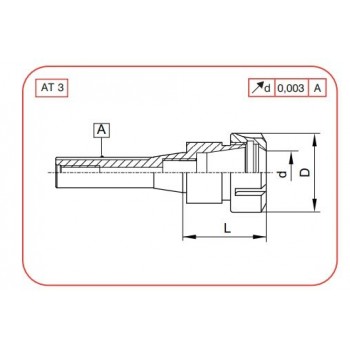 3808.ERB.40 | HORMA R8 Spantanghouder ER40 (3-26mm)
