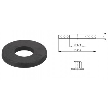 WA-12 | AMF Onderlegschijf M12 DIN 6340