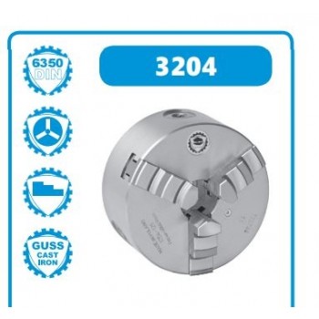 3204-500 | BISON ZELFCENTRERENDE 3-KLAUW 500 MM GIETIJZER DIN 6350