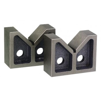 SET V-BLOKKEN 100 MM [V=41/65x28] GESLEPEN PER PAAR +/- 0,03 MM 