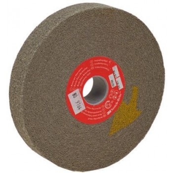 3M-18771 Scotch-Brite ontbraamwiel DB-WL rood, Ø 203 mm x 50 mm x 76 mm, 7S FIN, PN18771