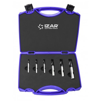15076 | IZAR 4420 SPIEBAANFREESSET 4-5-6-8-10-12 MM *** TIALSIN *** WELDON PLASTIC CASE 