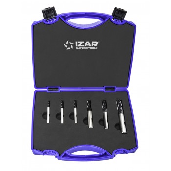 14383 | IZAR 4600 VINGERFREESSET 4-5-6-8-10-12 MM *** TIALSIN *** WELDON PLASTIC CASE 