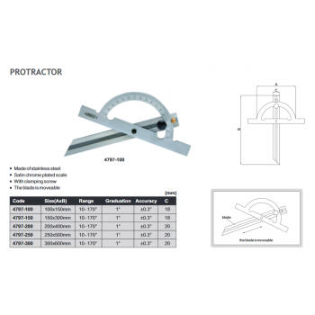 4797-150 | INSIZE GRADENBOOG MET VERSCHUIFBARE LINIAAL 150 MM