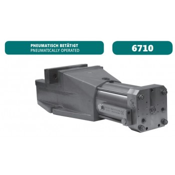 6710-160 | BISON PNEUMATISCH BEDIENDE KLEM 160 MM Nw.50.2KG
