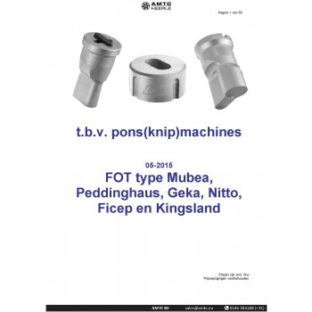 FOT Ponsen & Matrijzen CATALOGUS v. machines