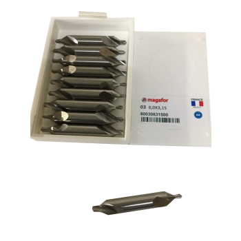 80030831500 | MAGAFOR HSS CENTERBOOR 8,00x3,15x50 MM