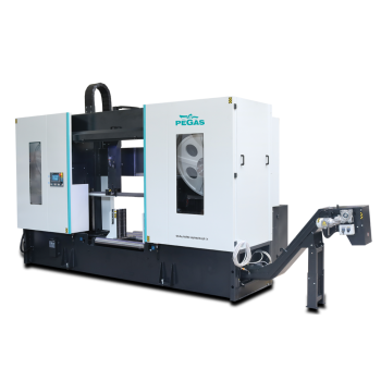 850x1000 HERKULES X | PEGAS GONDA HALFAUTOMATISCHE BANDZAAGMACHINE 2-KOLOMS