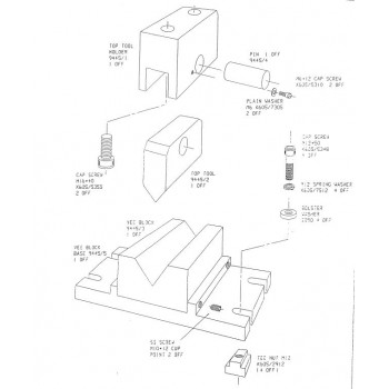 18065 - (HACO) Kingsland  V-buigset 100x12mm