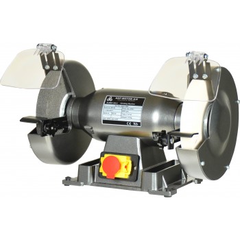 SLIBEX 150 | KEF WERKBANKSLIJPER 230V/500W, 150x25x32 Ø ...incl. witte + grijze steen