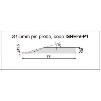 DHG-C-P1 | INSIZE plus Taster ISHH-V-P1 [ Ø1.5mm - pin model ]
