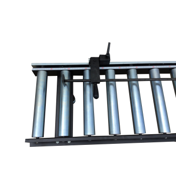 RB2A-300R - Rechter Rollenbaan 3 METER met 2 aanslagen en EXTRA rollen 