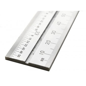 7113-300a - INSIZE stevig liniaal 300mm (dikte 2,2mm / Breed 25mm)