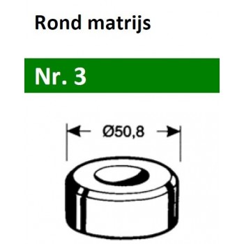 • 64203 | PEDDINGHAUS MATRIJS ROND NR.3 TOTAALOVERZICHT