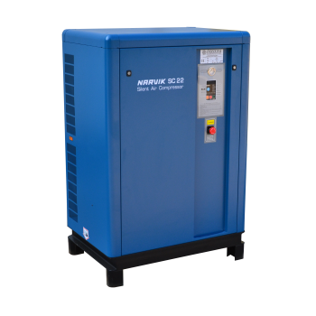 SC37 | NARVIK SVU-205CN-1 STATIONAIRE GELUIDSARME 1-TRAPS ZUIGERCOMPRESSOR 3,7kW