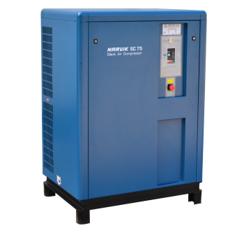 SC75 | NARVIK SWU-310CN-1 STATIONAIRE GELUIDSARME 1-TRAPS ZUIGERCOMPRESSOR 7,5kW