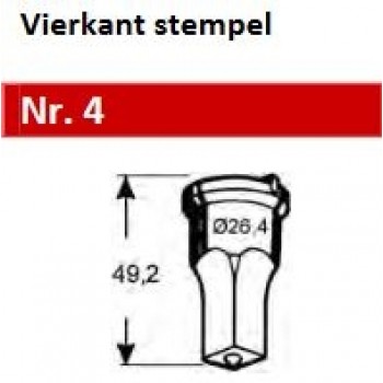 64004 2110 | PEDDINGHAUS PONS VIERKANT Nr.4 11,0 MM 