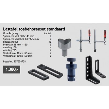 Weldkar 28 lastafel toebehorenset 1