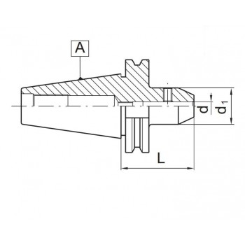 1040.WEL.32 | HORMA CAT40 WELDON OPNAME Ø32mm 