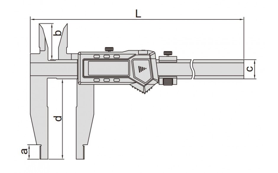1136-1502 | INSIZE DIGITALE SCHUIFMAAT 1500 MM
