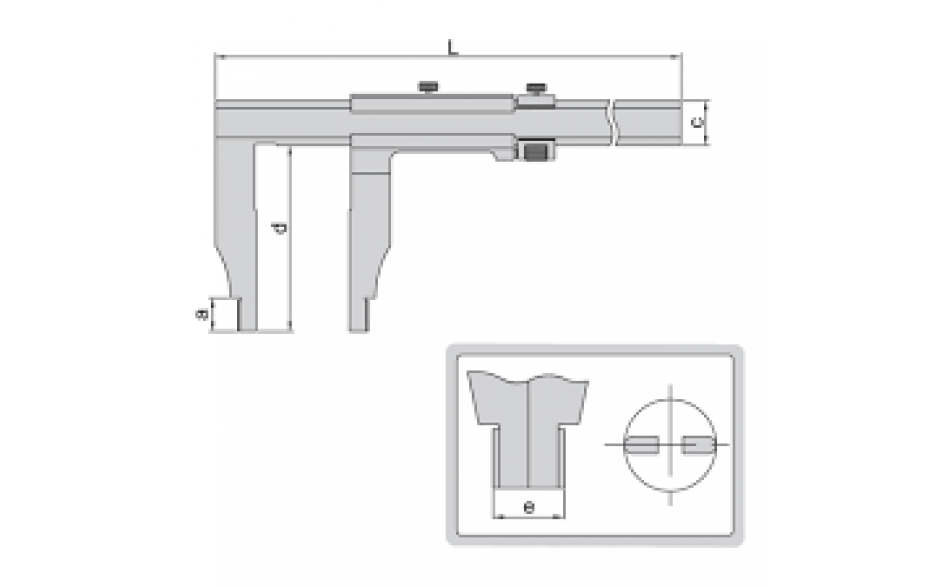 1208-2024 | INSIZE ANALOGE SCHUIFMAAT INWENDIG 2000 MM