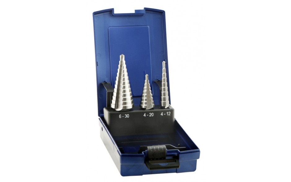 43518 - IZAR trapborenset 3-delig - Ø 4-12 / 4-20 / 6-30mm [Ref.1602]