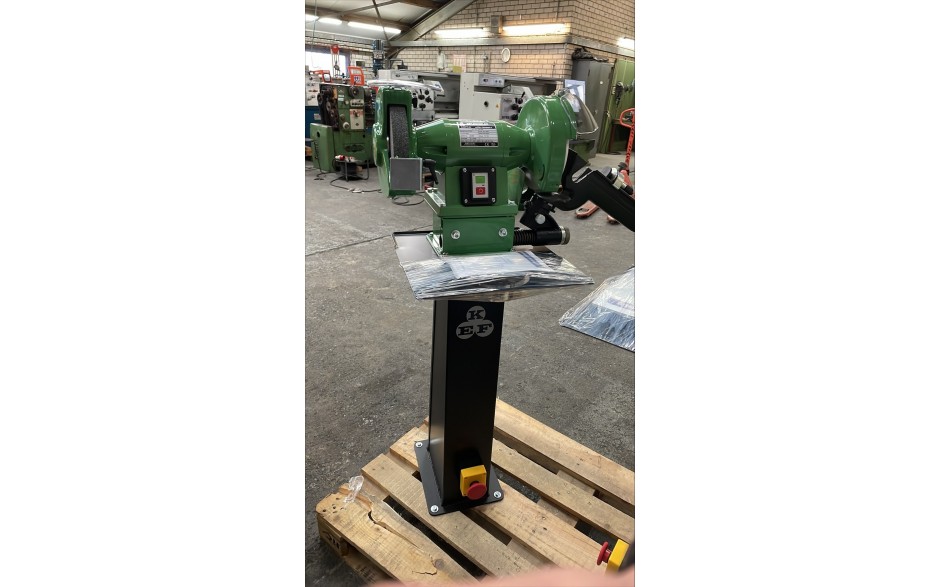 SLIBETTE 8N W. GRINDING ATTACH | KEF BORENSLIJPMACHINE 200x30x20 MM 400V/0,83kW ...inclusief zuil/sokkel en waterbakje [PRIJS DATUM 19-09-2022]