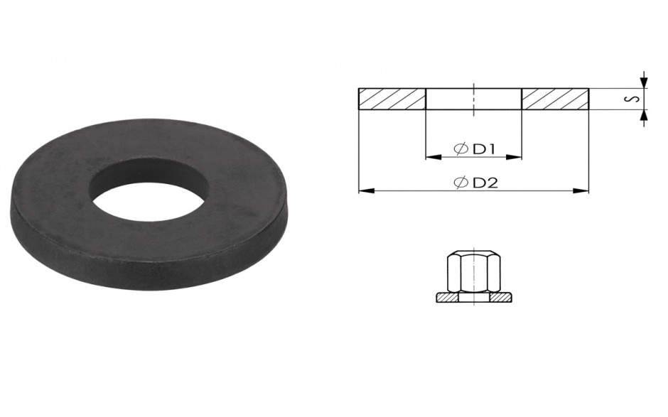 WA-10 | AMF Onderlegschijf M10 DIN 6340