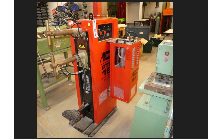 34. Gebruikte Puntlasapparaat + waterkoeling  TELWIN PTE18+GRA90 (OCC-23-087) Serie Nr. 214592