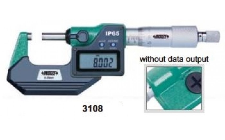 3108-50A | INSIZE DIGITALE MICROMETER 25-50 MM