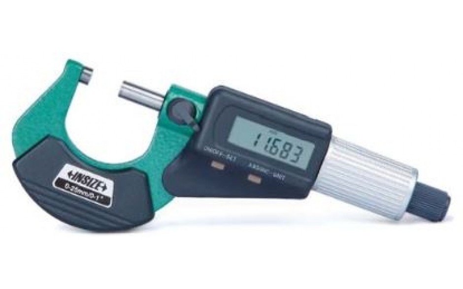 3109-25A | INSIZE BUITENSCHROEFMAAT DIGITAAL 0-25MM / 0-1"
