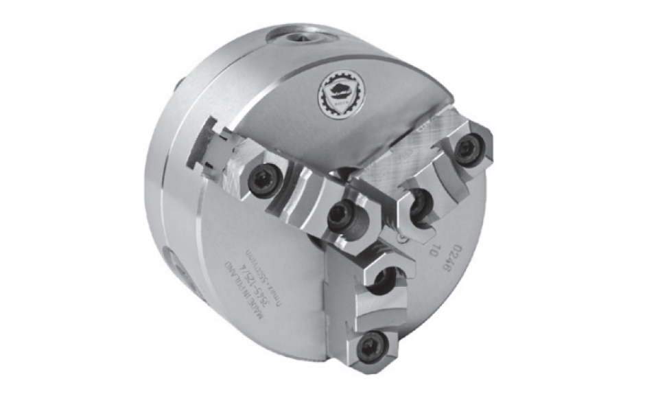 3545-315-8 | BISON ZELFCENTRERENDE 3-KLAUW 315 MM STAAL CAMLOCK D1-8 (DIN 55029) incl. grond-en opzetbekken