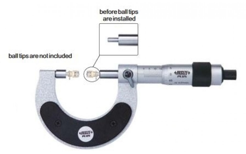 3636-50 | INSIZE EXTERNAL GEAR TOOTH MICROMETER