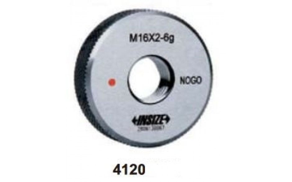 4120-4N | INSIZE DRAADRING KALIBER M4 / 6G ( NO-GO )
