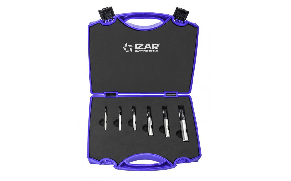 15076 | IZAR 4420 SPIEBAANFREESSET 4-5-6-8-10-12 MM *** TIALSIN *** WELDON PLASTIC CASE 