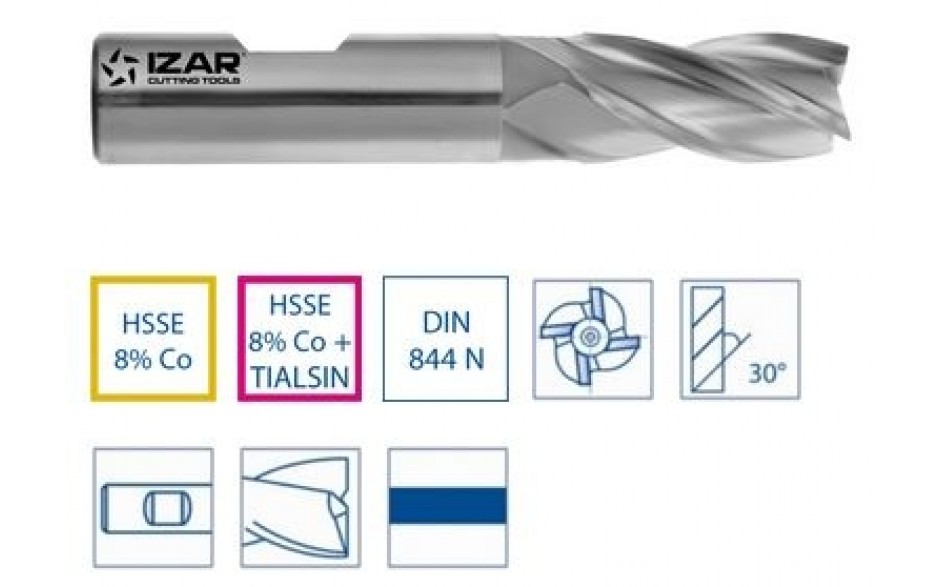 43844 | IZAR 4400 VINGERFREES 16 MM HSS-Co WELDON