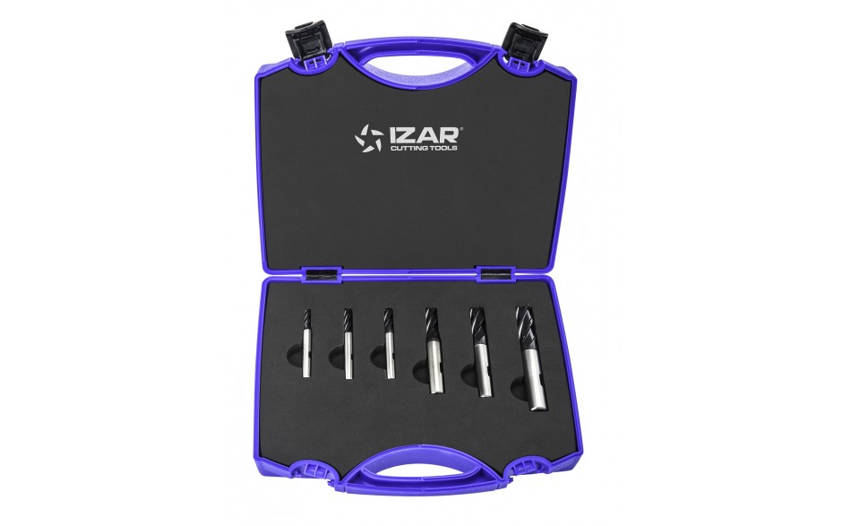 14383 | IZAR 4600 VINGERFREESSET 4-5-6-8-10-12 MM *** TIALSIN *** WELDON PLASTIC CASE 