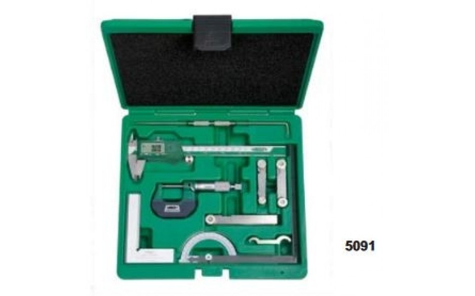 5091‐W | INSIZE 9‐DELIGE MEETSET DIGITAAL