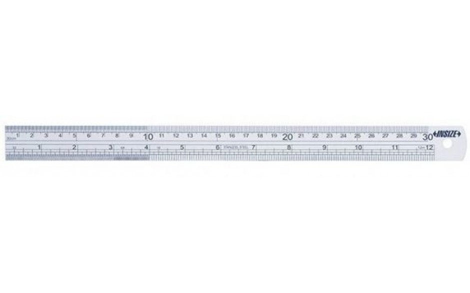 7110-500 | INSIZE LINIAAL RVS MAATLAT 500 MM [30x1.2 MM]