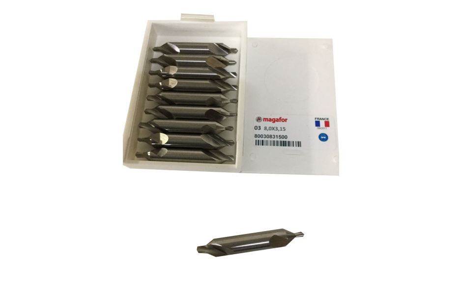 80030831500 | MAGAFOR HSS CENTERBOOR 8,00x3,15x50 MM