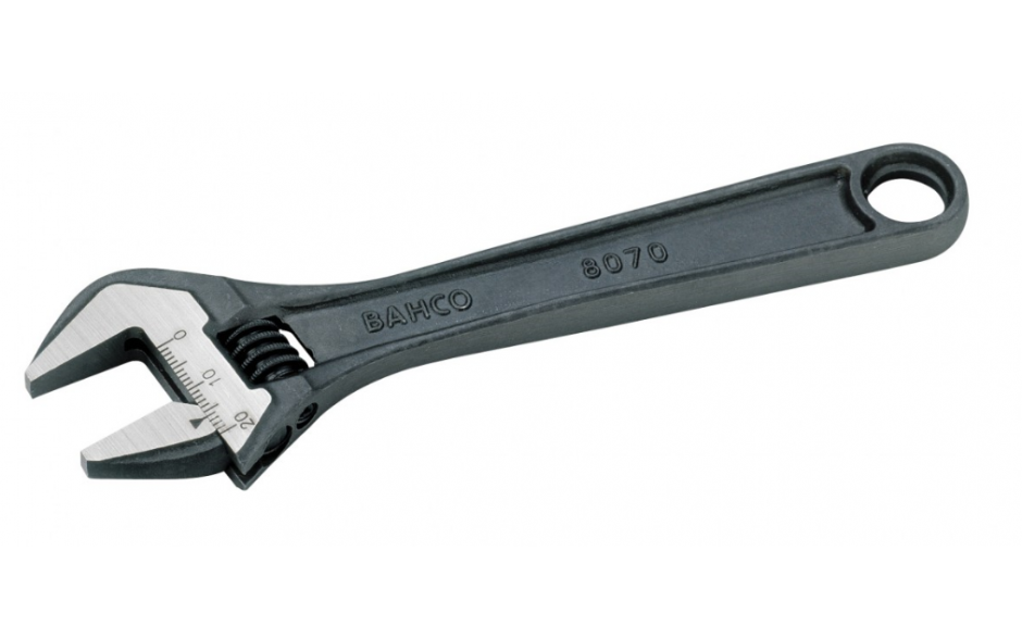 8070 | BAHCO VERSTELBARE MOERSLEUTEL 6" 155x20 MM GEFOSFATEERD