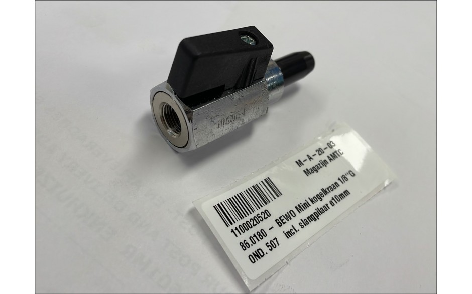 86.0180 | BEWO 250/315 MINI KOGELKRAAN 1/8" INW [01-01-23]