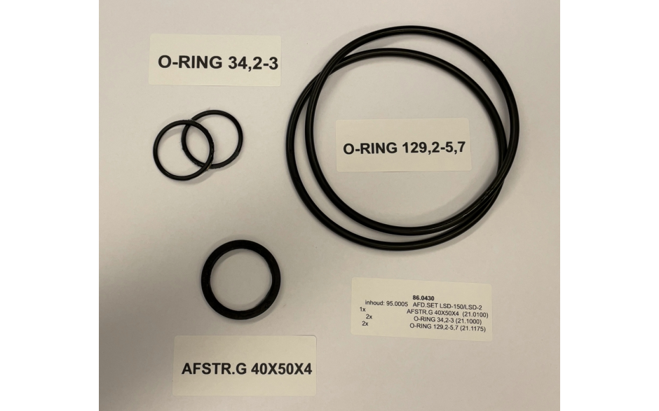 86.0430 | BEWO AFDICHTSET PNEUMATISCHE CILINDER 
