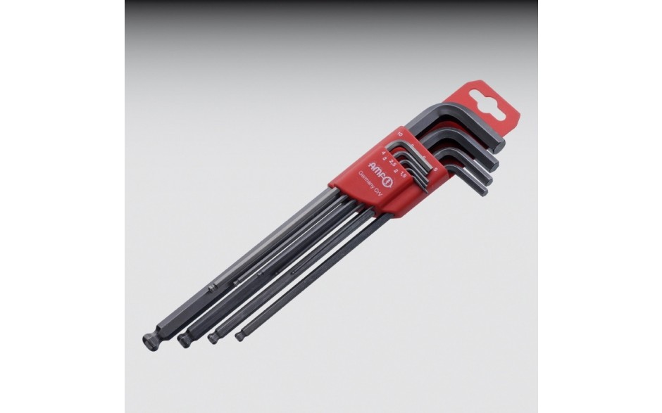 046524 | AMF INBUSSLEUTELSET BOLKOP 1,5 - 10 MM 9PCS