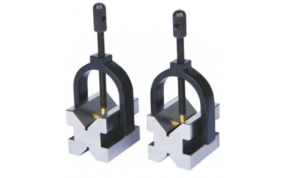 6896-12 | INSIZE V-BLOKKEN SET MET SPANBEUGELS MAX.Ø63 MM KLEMMEN - 5µm