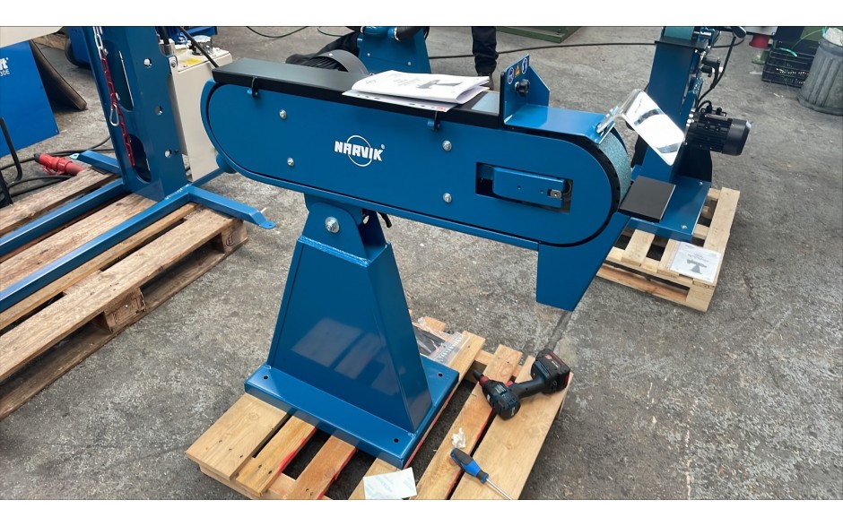 75-2000 | NARVIK bandschuurmachine 75x2000mm (Standaard uitvoering) 